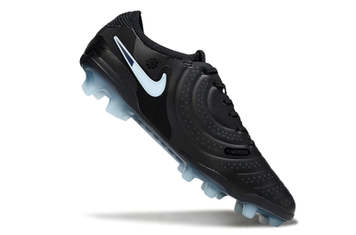 Men's Nike Tiempo Legend 10 Elite FG Firm Ground Low-Tops Football Boots - Black/Jade