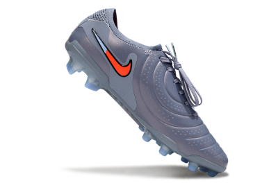 Men's Nike Tiempo Legend 10 Elite FG Firm Ground Low-Tops Football Boots - Blue/Jade/Red