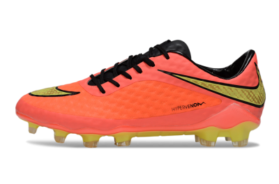 Men's Nike Hypervenom Phantom FG Firm Ground Low-Tops Football Boots - Red/Yellow/Black