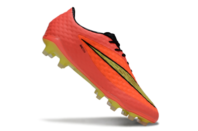 Men's Nike Hypervenom Phantom FG Firm Ground Low-Tops Football Boots - Red/Yellow/Black
