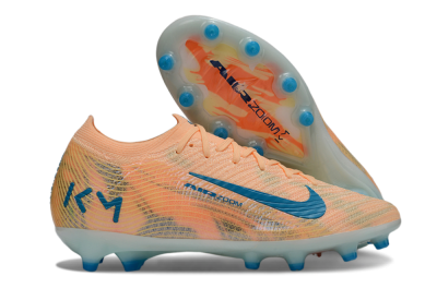 Men's Nike Air Zoom Mercurial Vapor 16 Elite AG Artificial Grass Low-Tops Football Boots - Pink/Blue/Yellow