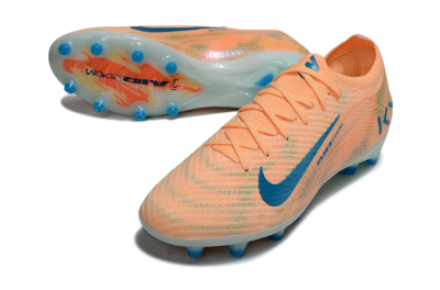 Men's Nike Air Zoom Mercurial Vapor 16 Elite AG Artificial Grass Low-Tops Football Boots - Pink/Blue/Yellow