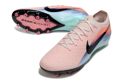 Men's Nike Air Zoom Mercurial Vapor 16 Elite AG Artificial Grass Low-Tops Football Boots - Pink/Black/Jade