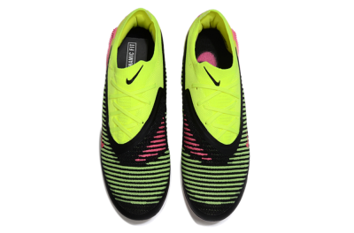 Unisex Nike Phantom 6 Elite Low FG Firm Ground Low-Tops Football Boots - Yellow/Black/Pink