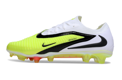 Unisex Nike Phantom 6 Elite Low FG Firm Ground Low-Tops Football Boots - Yellow/Black/White