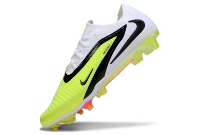 Unisex Nike Phantom 6 Elite Low FG Firm Ground Low-Tops Football Boots - Yellow/Black/White