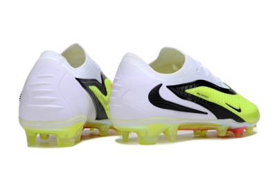 Unisex Nike Phantom 6 Elite Low FG Firm Ground Low-Tops Football Boots - Yellow/Black/White