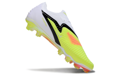 Unisex Nike Phantom 6 Elite Low FG Firm Ground Low-Tops Football Boots - Yellow/Black/White