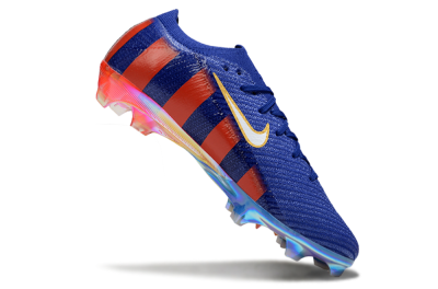 Men's Nike Air Zoom Mercurial Vapor 16 Elite FG Firm Ground Low-Tops Football Boots - Blue/Red/Gold