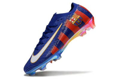 Men's Nike Air Zoom Mercurial Vapor 16 Elite FG Firm Ground Low-Tops Football Boots - Blue/Red/Gold