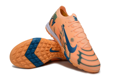 Unisex Nike Air Zoom Mercurial Vapor 16 Elite TF Artificial Turf Low-Tops Football Shoes - Pink/Blue/Yellow