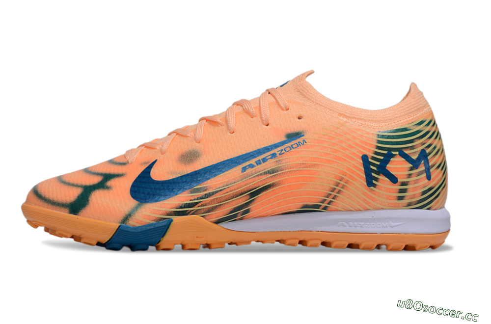 Unisex Nike Air Zoom Mercurial Vapor 16 Elite TF Artificial Turf Low-Tops Football Shoes - Pink/Blue/Yellow 0