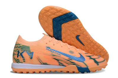 Unisex Nike Air Zoom Mercurial Vapor 16 Elite TF Artificial Turf Low-Tops Football Shoes - Pink/Blue/Yellow