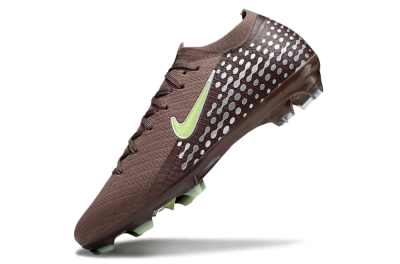 Unisex Nike Air Zoom Mercurial Vapor 16 Elite FG Firm Ground Low-Tops Football Boots - Brown/Yellow/Silver