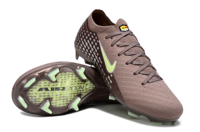 Unisex Nike Air Zoom Mercurial Vapor 16 Elite FG Firm Ground Low-Tops Football Boots - Brown/Yellow/Silver