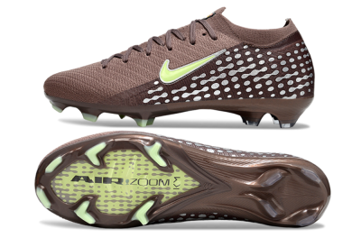Unisex Nike Air Zoom Mercurial Vapor 16 Elite FG Firm Ground Low-Tops Football Boots - Brown/Yellow/Silver