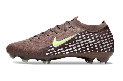 Unisex Nike Air Zoom Mercurial Vapor 16 Elite FG Firm Ground Low-Tops Football Boots - Brown/Yellow/Silver