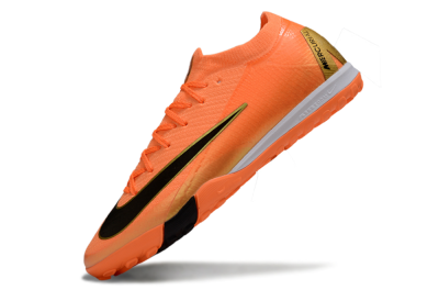 Men's Nike Air Zoom Mercurial Vapor 16 Elite TF Artificial Turf Low-Tops Football Shoes - Red/Black/Gold