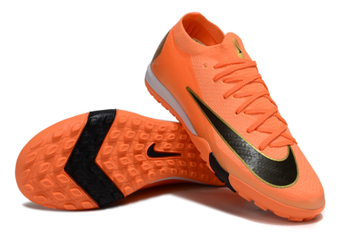 Men's Nike Air Zoom Mercurial Vapor 16 Elite TF Artificial Turf Low-Tops Football Shoes - Red/Black/Gold