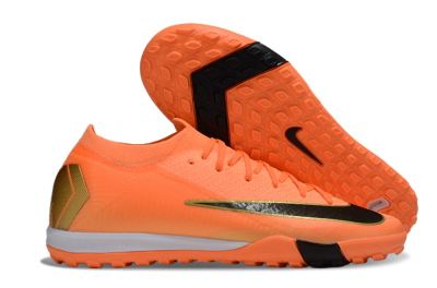Men's Nike Air Zoom Mercurial Vapor 16 Elite TF Artificial Turf Low-Tops Football Shoes - Red/Black/Gold