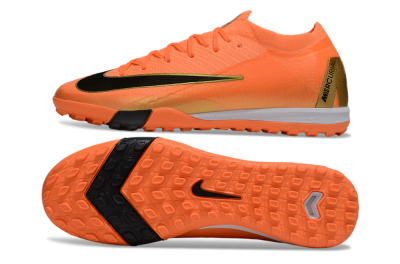 Men's Nike Air Zoom Mercurial Vapor 16 Elite TF Artificial Turf Low-Tops Football Shoes - Red/Black/Gold