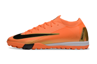 Men's Nike Air Zoom Mercurial Vapor 16 Elite TF Artificial Turf Low-Tops Football Shoes - Red/Black/Gold
