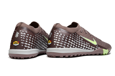 Men's Nike Air Zoom Mercurial Vapor 16 Elite TF Artificial Turf Low-Tops Football Shoes - Brown/Yellow/Silver