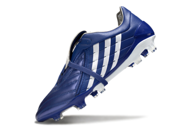 Men's Adidas Predator Accelerator FG Firm Ground Low-Tops Football Boots - Blue/White