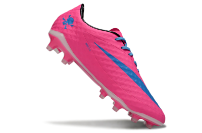 Men's Nike Hypervenom Phantom Rgn SE FG Firm Ground Low-Tops Football Boots - Pink/Blue/White