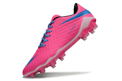 Men's Nike Hypervenom Phantom Rgn SE FG Firm Ground Low-Tops Football Boots - Pink/Blue/White