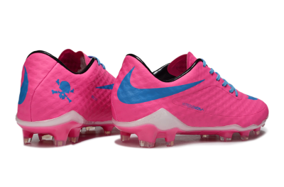 Men's Nike Hypervenom Phantom Rgn SE FG Firm Ground Low-Tops Football Boots - Pink/Blue/White