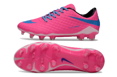 Men's Nike Hypervenom Phantom Rgn SE FG Firm Ground Low-Tops Football Boots - Pink/Blue/White