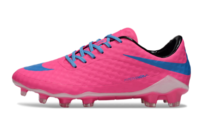 Men's Nike Hypervenom Phantom Rgn SE FG Firm Ground Low-Tops Football Boots - Pink/Blue/White