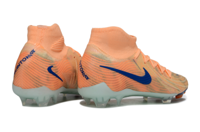 Men's Nike Phantom Luna Elite FG Firm Ground High-Tops Football Boots - Pink/Blue
