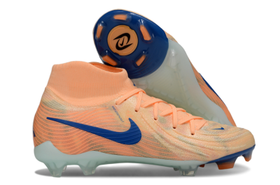 Men's Nike Phantom Luna Elite FG Firm Ground High-Tops Football Boots - Pink/Blue