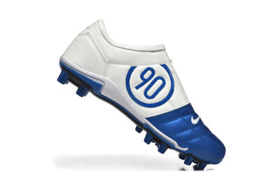 Men's Nike Air Zoom Total 90 III FG Firm Ground Low-Tops Football Boots - Blue/White