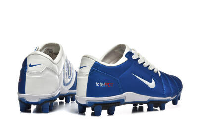 Men's Nike Air Zoom Total 90 III FG Firm Ground Low-Tops Football Boots - Blue/White