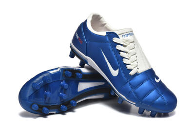 Men's Nike Air Zoom Total 90 III FG Firm Ground Low-Tops Football Boots - Blue/White