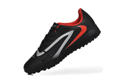 Men's Nike Phantom 6 Elite TF Artificial Turf Low-Tops Football Shoes - Blue/Silver/Red