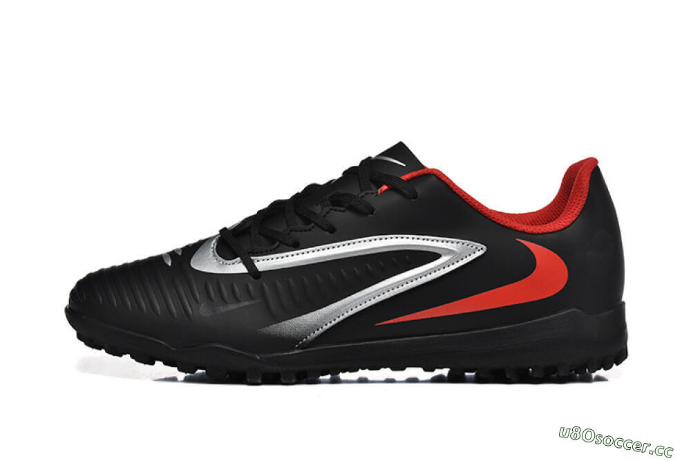 Men's Nike Phantom 6 Elite TF Artificial Turf Low-Tops Football Shoes - Blue/Silver/Red 0