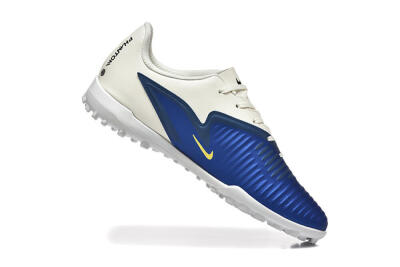 Men's Nike Phantom 6 Elite TF Artificial Turf Low-Tops Football Shoes - Blue/White/Black