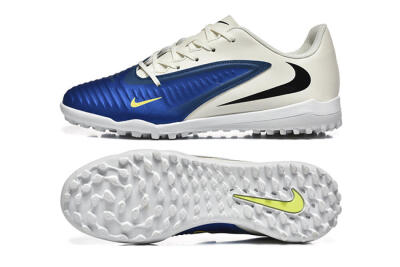 Men's Nike Phantom 6 Elite TF Artificial Turf Low-Tops Football Shoes - Blue/White/Black