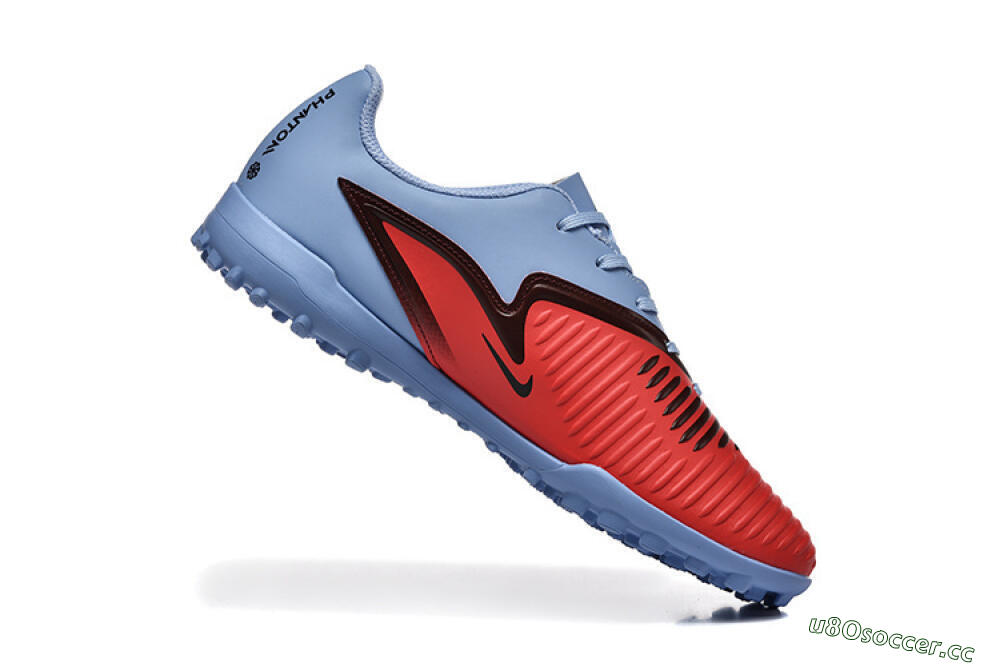 Men's Nike Phantom 6 Elite TF Artificial Turf Low-Tops Football Shoes - Red/Blue/Black 7