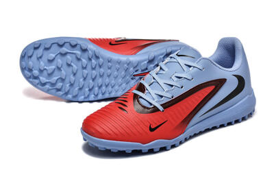 Men's Nike Phantom 6 Elite TF Artificial Turf Low-Tops Football Shoes - Red/Blue/Black