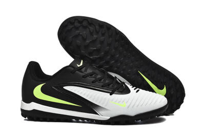 Men's Nike Phantom 6 Elite TF Artificial Turf Low-Tops Football Shoes - White/Black/Yellow