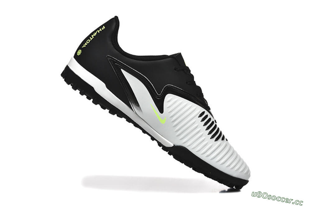 Men's Nike Phantom 6 Elite TF Artificial Turf Low-Tops Football Shoes - White/Black/Yellow 7