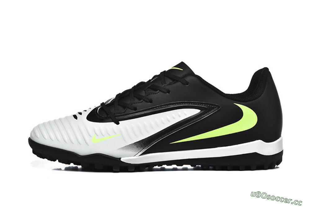 Men's Nike Phantom 6 Elite TF Artificial Turf Low-Tops Football Shoes - White/Black/Yellow 0