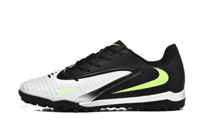 Men's Nike Phantom 6 Elite TF Artificial Turf Low-Tops Football Shoes - White/Black/Yellow