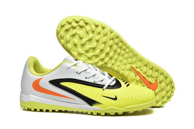 Men's Nike Phantom 6 Elite TF Artificial Turf Low-Tops Football Shoes - Yellow/White/Red