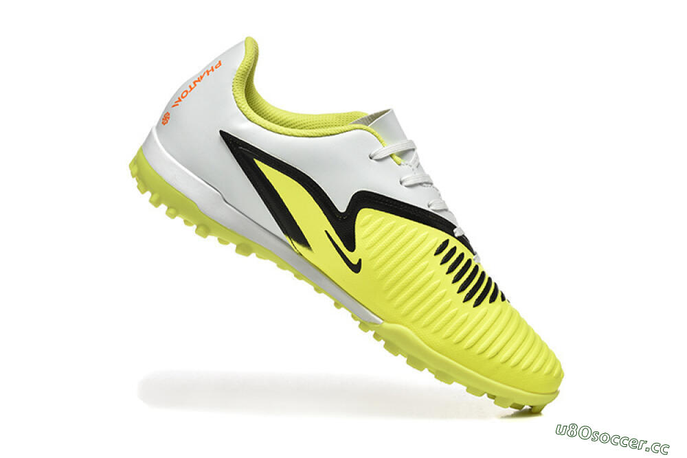 Men's Nike Phantom 6 Elite TF Artificial Turf Low-Tops Football Shoes - Yellow/White/Red 7